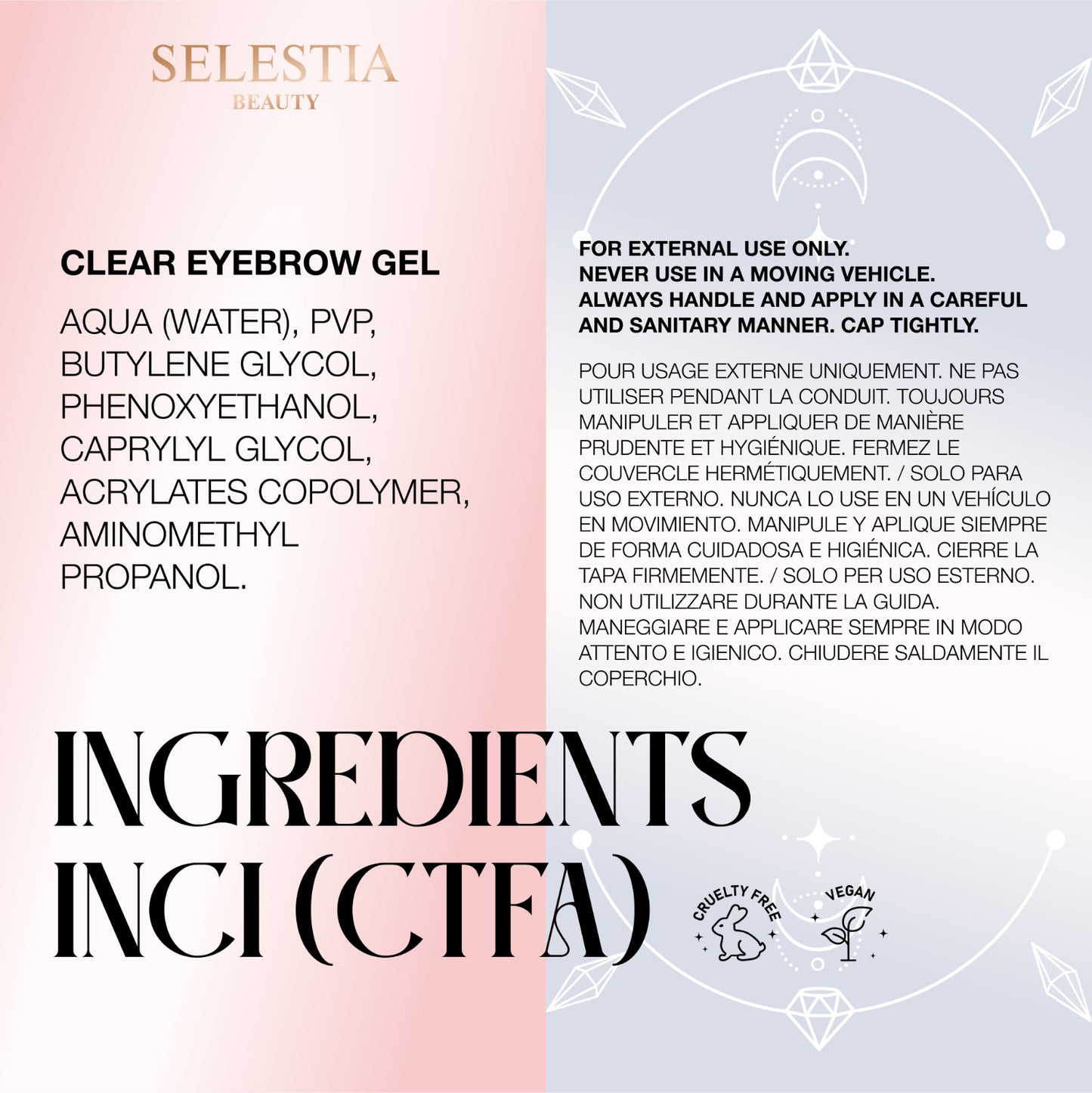 Strong As You Are Clear Eyebrow Gel