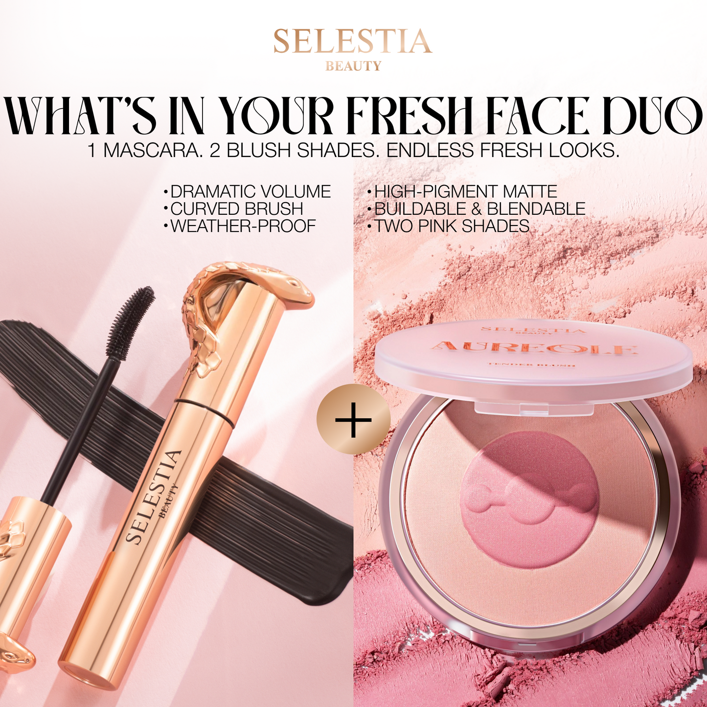 Queen Cobra Mascara & Blush Aureole Bundle
