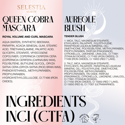 Queen Cobra Mascara & Blush Aureole Bundle