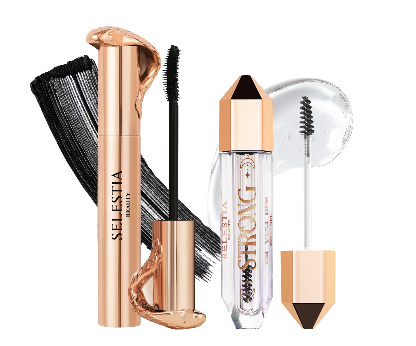 Strong As You Are Brow Gel & Queen Cobra Mascara Bundle