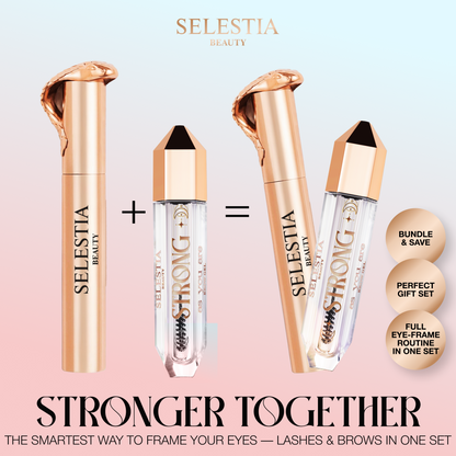 Strong As You Are Brow Gel & Queen Cobra Mascara Bundle